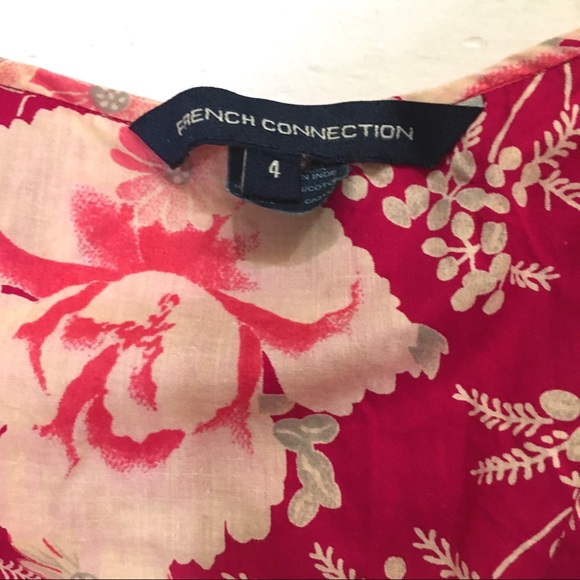 🌹HP🌹Retro Floral Rose Print Ruffled Wrap Dress / Long Vest Cover up - Picture 2 of 6